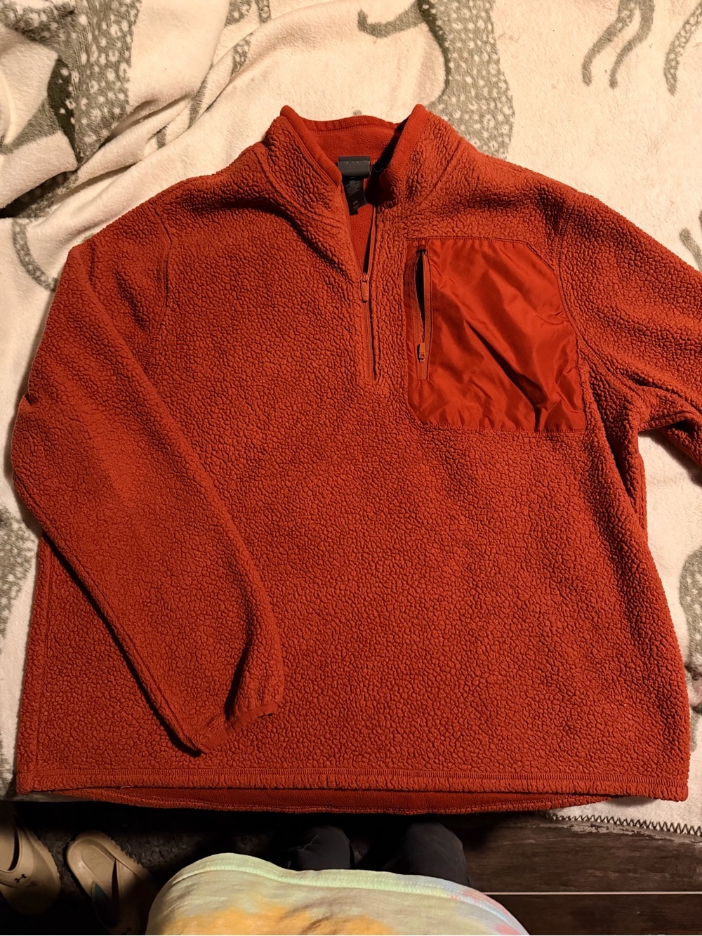 C9 Champion XXL Rust Orange Sherpa Fleece Pullover